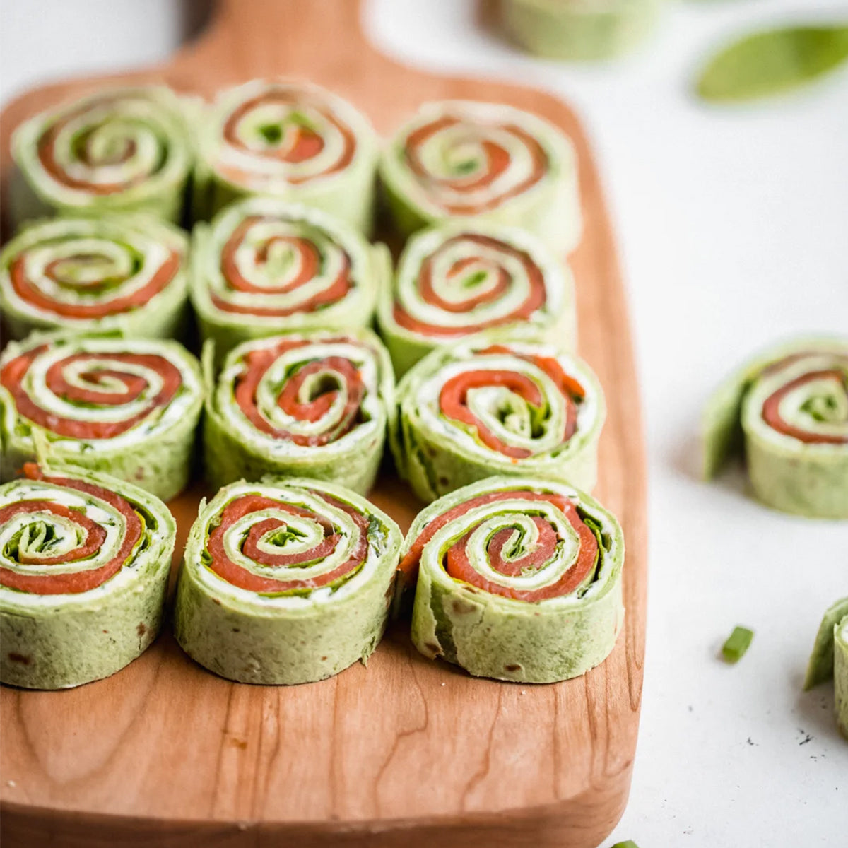 Smoked Salmon Pinwheels