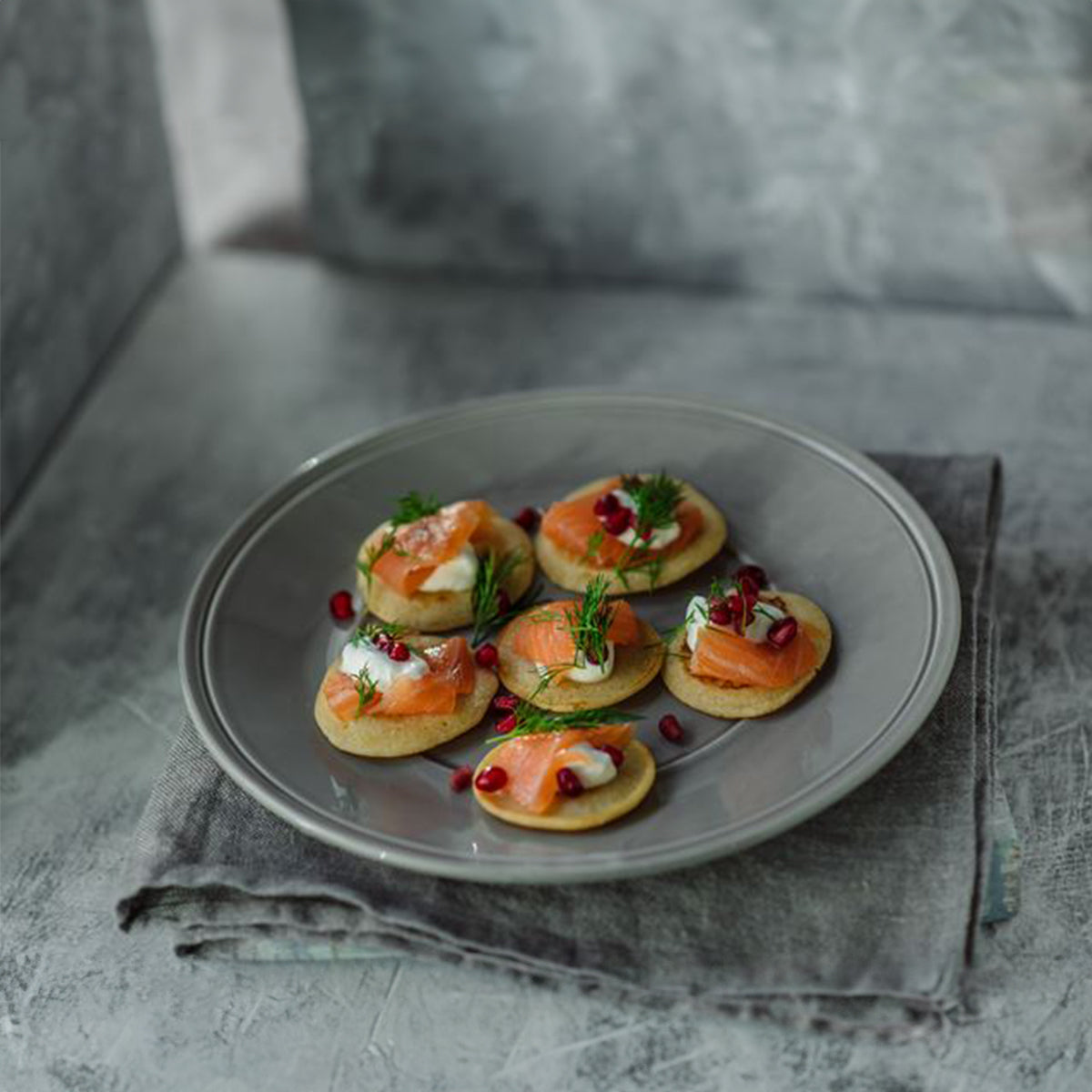 Smoked Scottish Salmon Blini