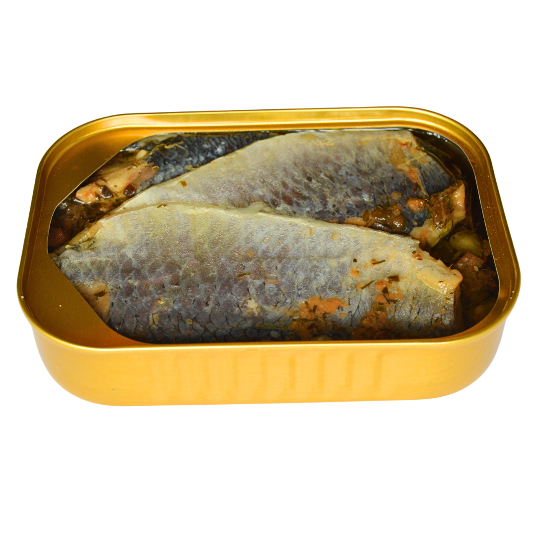 Canned herring