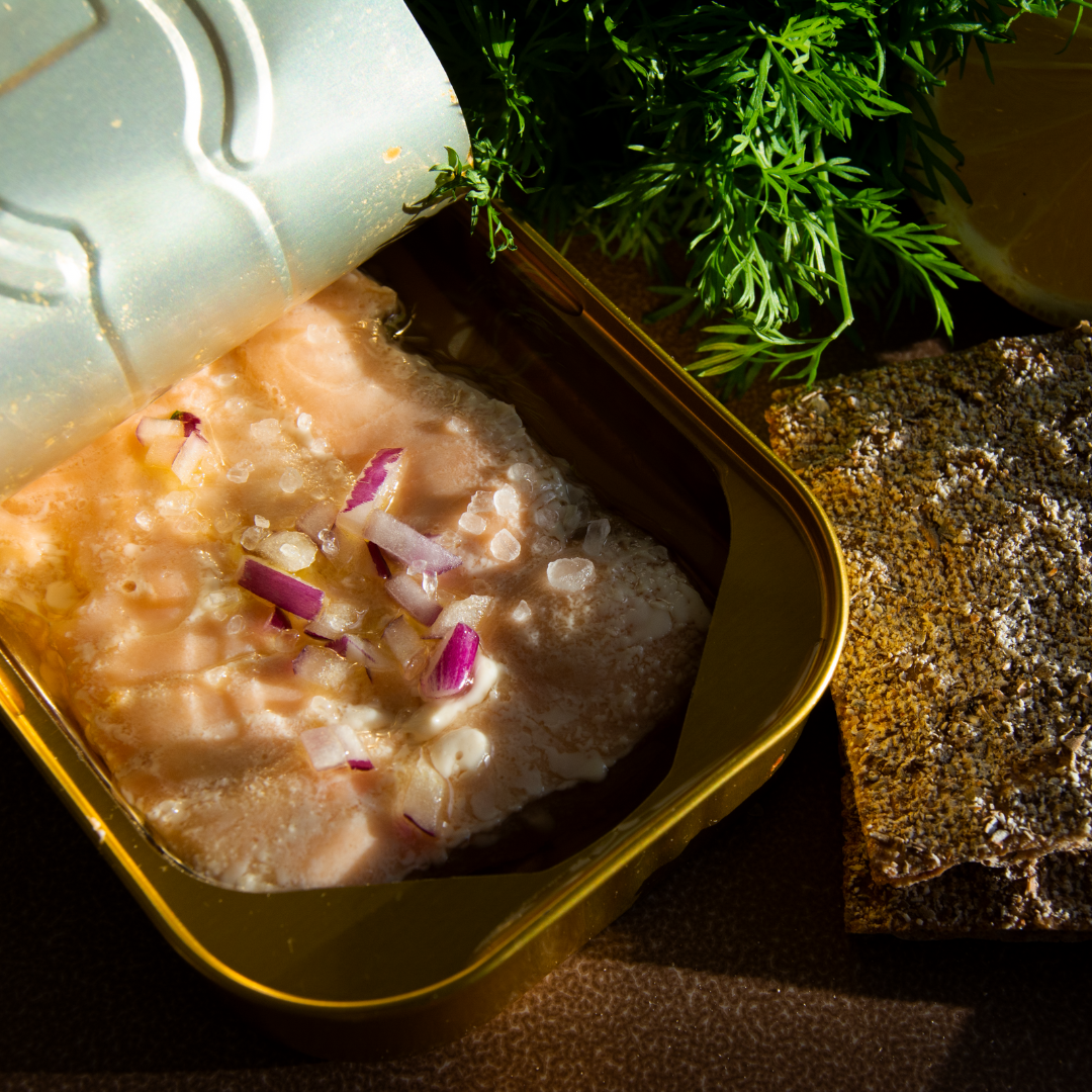 Canned salmon - in Olive oil