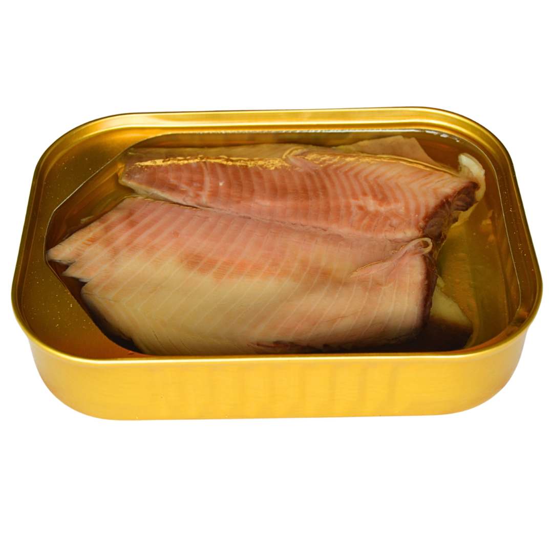 Smoked trout in rapseed oil